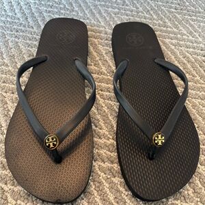 Tory Burch Black Flip Flops